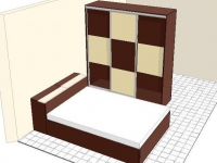 
Спалня и гардероб с плъзгащи врати